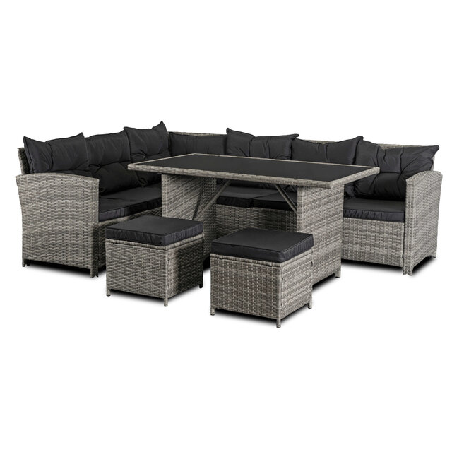 Dallas lounge hoekbank set