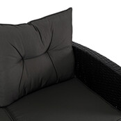 Dallas lounge set zwart