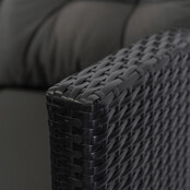 Dallas lounge set zwart