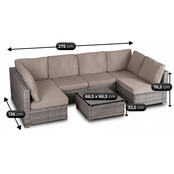 Columbus lounge hoekbank