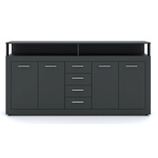 Dressoir  190 cm Breed Antraciet