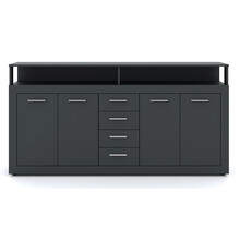 Dressoir  Antraciet 4D4S