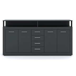 Dressoir  Antraciet 4D4S