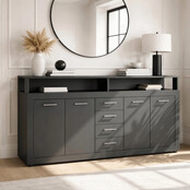 Dressoir  190 cm Breed Antraciet