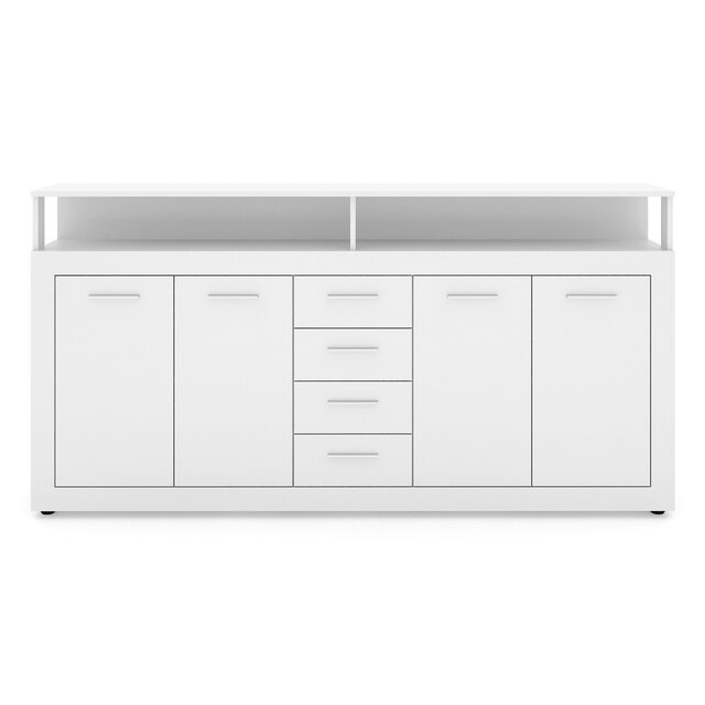 Dressoir  190 cm Breed wit