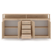 Dressoir  190 cm Breed licht eiken