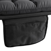 Ligstoel grijs 190 x 73 x 32 cm