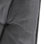 Ligstoel grijs 190 x 73 x 32 cm