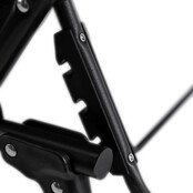 Ligstoel zwart 190 x 73 x 32 cm