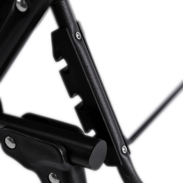 Ligstoel zwart 190 x 73 x 32 cm