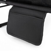 Ligstoel zwart saturn 190 x 73 x 32 cm