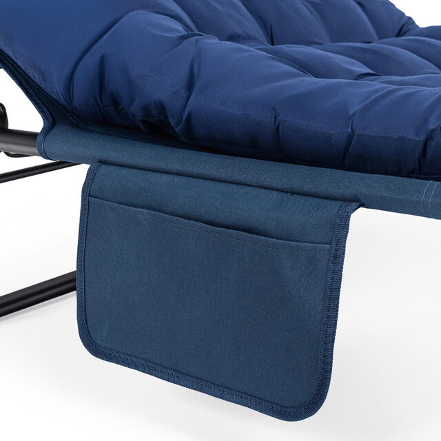 Ligstoel blauw saturn 190 x 73 x 32 cm