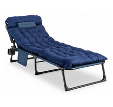 Ligstoel blauw saturn 190 x 73 x 32 cm