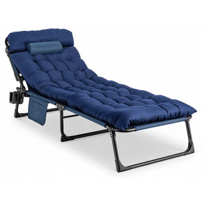 Ligstoel Blauw Saturn