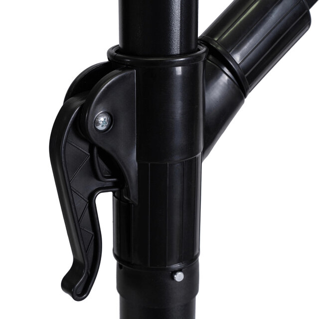 Zweefparasol Lichtgrijs met hoes 300 CM