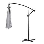 Zweefparasol Lichtgrijs met hoes 300 CM