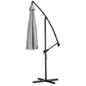 Zweefparasol Lichtgrijs met hoes 300 CM