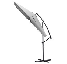 Zweefparasol Lichtgrijs met hoes 300 CM
