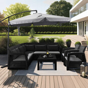 Zweefparasol Lichtgrijs met hoes 300 CM