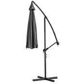 Zweefparasol grijs met hoes 300 CM