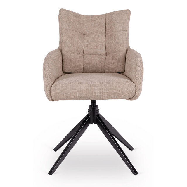 Eetkamersteol set van 4 july  beige