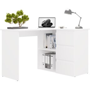 Hoekbureau nice wit rechts