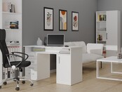Bureau ADA Wit 125 cm 4 lades