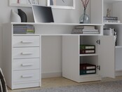 Bureau ADA Wit 125 cm 4 lades