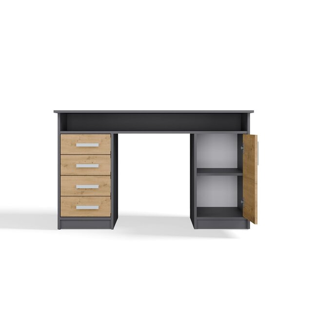 Bureau ADA Antraciet  Eiken 125 CM