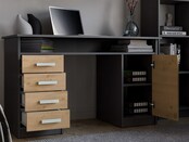 Bureau ADA Antraciet  Eiken 125 CM