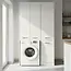 Wasmachinekast met Wasmand en 5 Legplanken