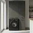 Wasmachinekast met Wasmand en 5 Legplanken  antraciet