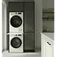 Wasmachinekast met Ombouw voor Wasdroger met zij kast, Wasmand en 3 Legplanken