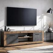 Tv meubel 140 cm donker oud eiken