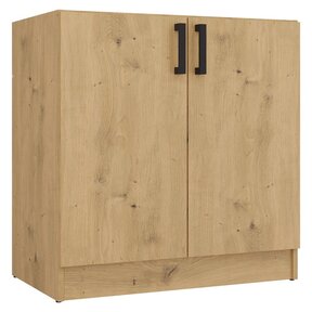 Keukenkastje eiken voor spoelbak 80 cm