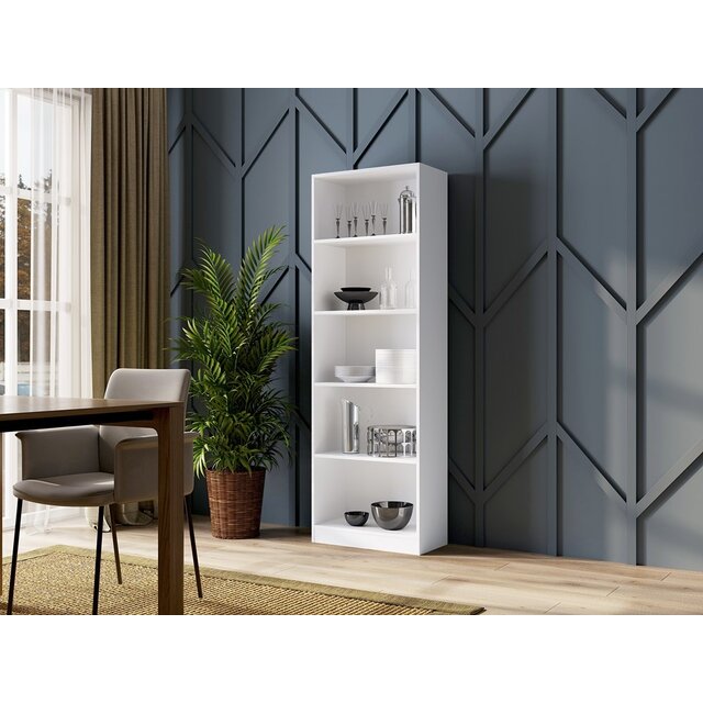 Boekenkast  wit 60 cm breed