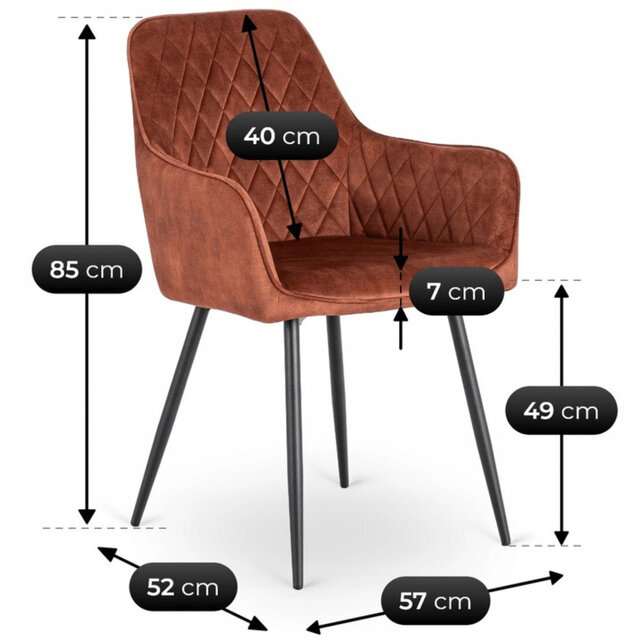 Eetkamerstoel Bresso set van 4