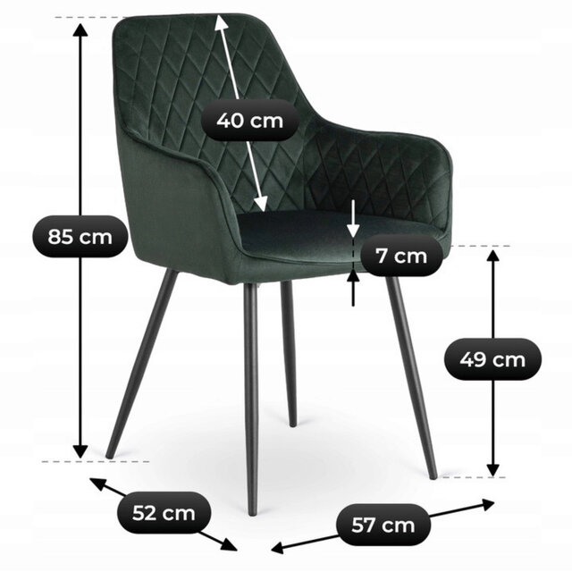 Eetkamerstoel Bresso set van 4