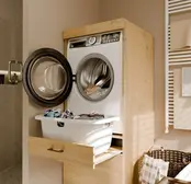 Wasmachine of wasdroger 2  lades eiken