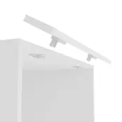 Wasmachine of wasdroger kast met 2 lades wit