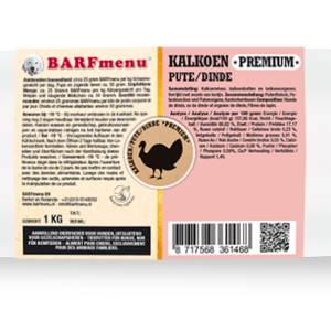 BARFmenu® Kalkoen *Premium*
