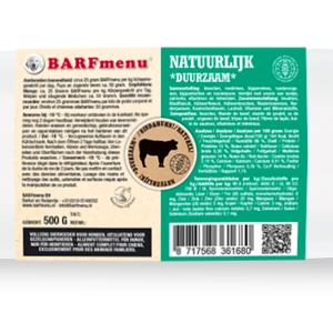 BARFmenu® Natuurlijk! *Duurzaam*