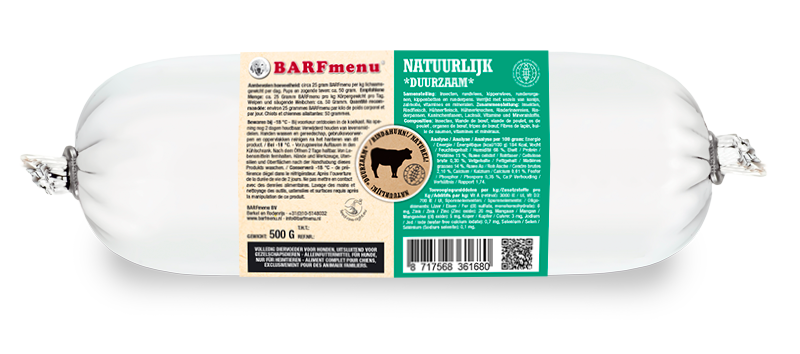 BARFmenu® Natuurlijk! *Duurzaam*