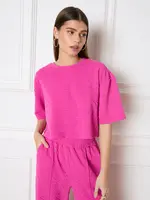 Refined Department Clara t-shirt fuchsia - Refined Department