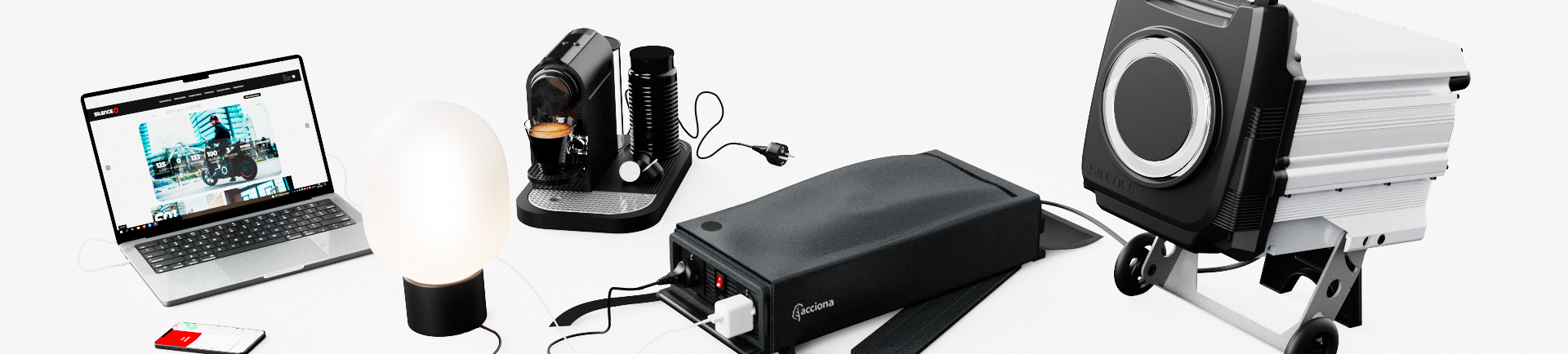 Denk Vooruit | SILENCE noodbatterij pakket 