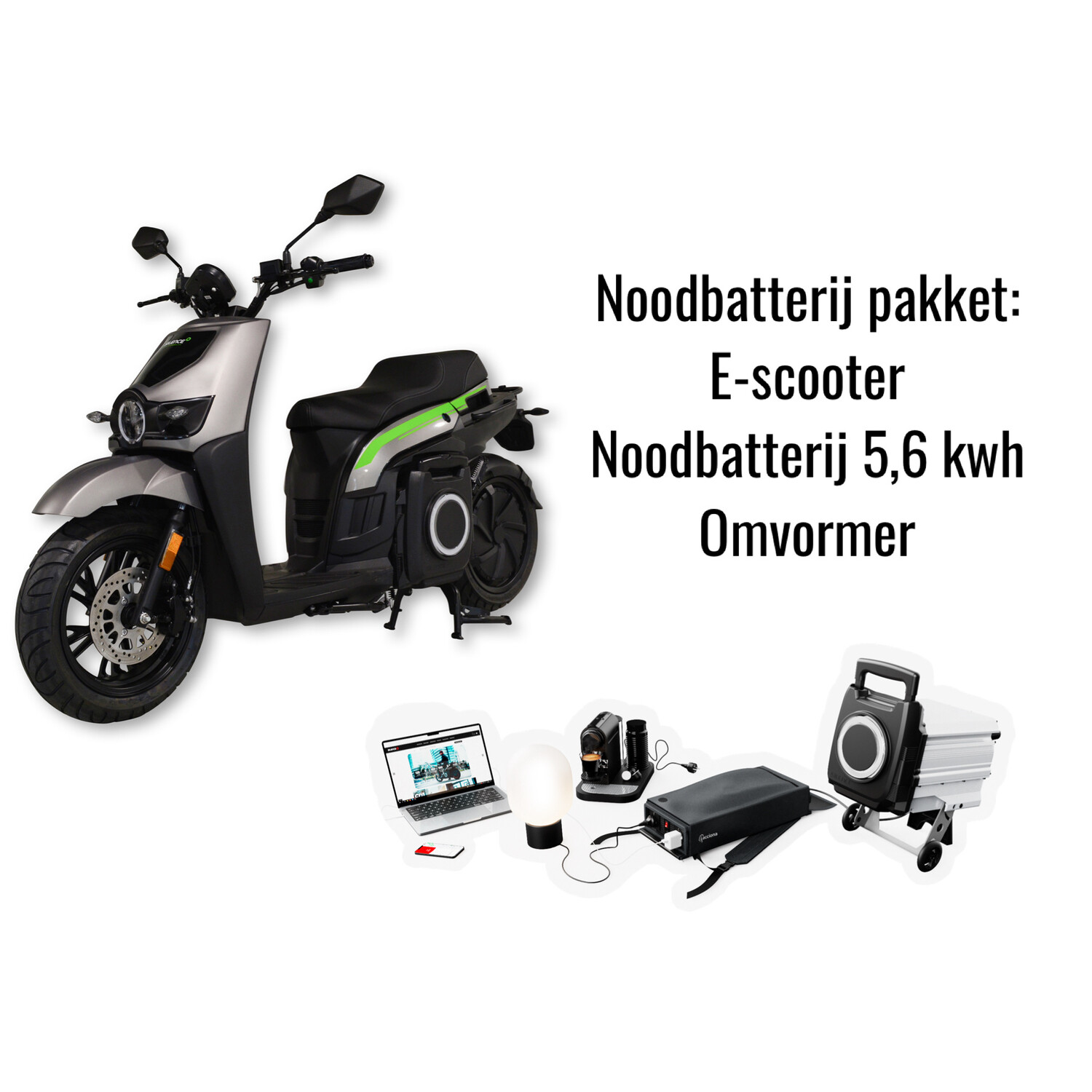 SILENCE Noodbatterij Pakket Elektrische S02 Scooter Denk