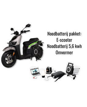 Silence Noodbatterij Pakket + Elektrische Scooter SILENCE S02 Silence Noodbatterij Pakket + Elektrische Scooter SILENCE S02