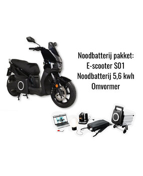 Silence Silence Noodbatterij Pakket + Elektrische Scooter SILENCE S01 Silence Silence Noodbatterij Pakket + Elektrische Scooter SILENCE S01