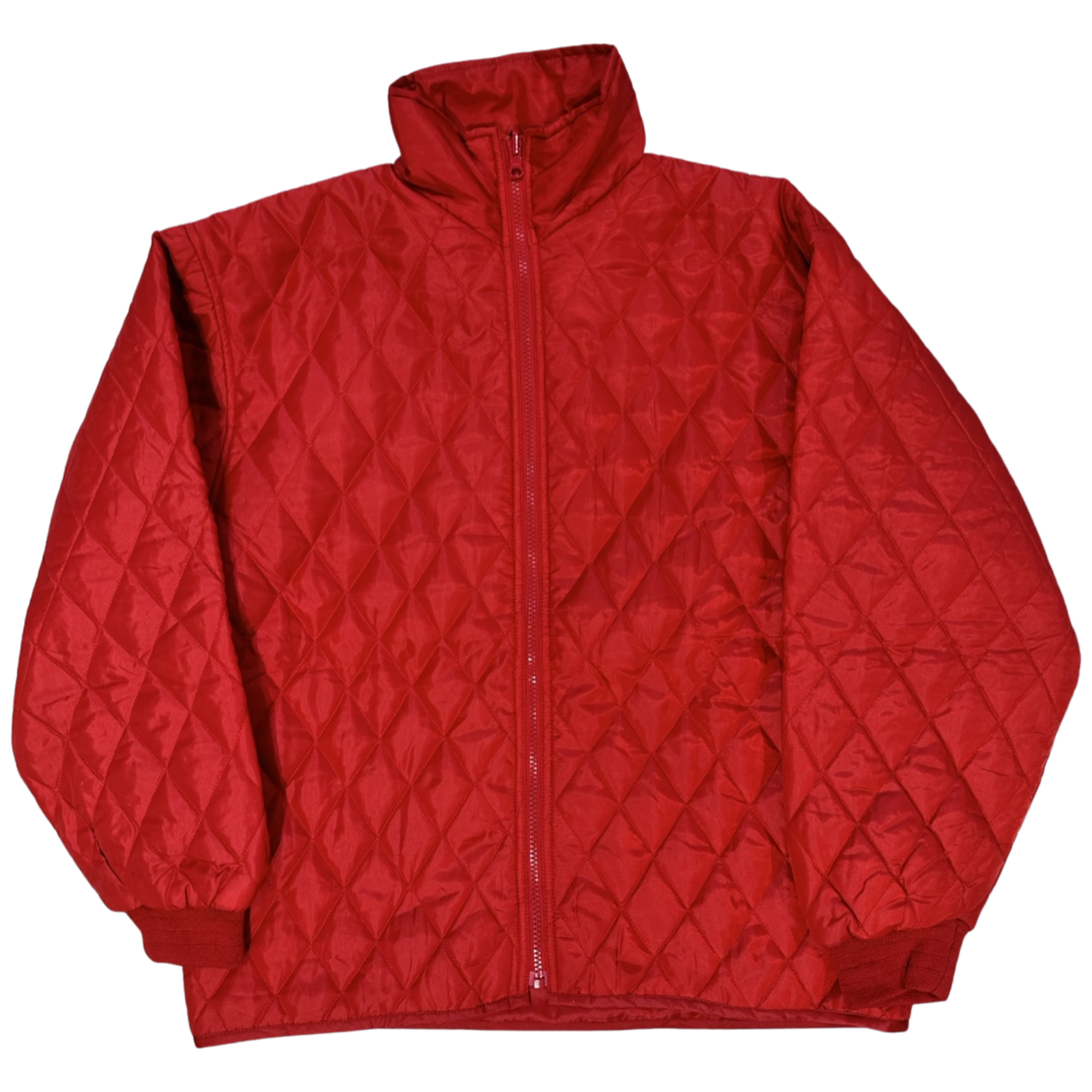 Vintage Vintage gewatteerde jas rood size M
