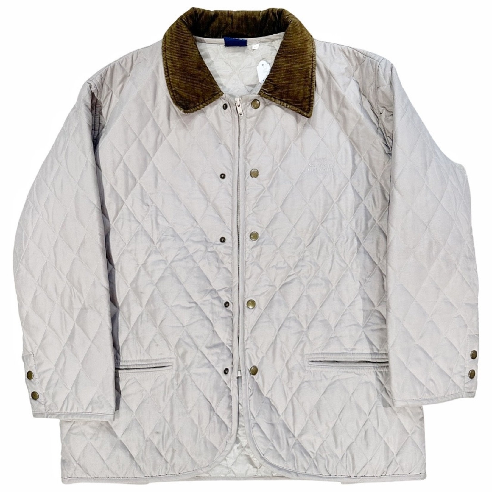 Vintage Vintage gewatteerde jas beige size M